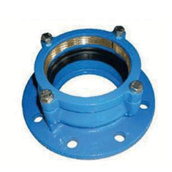 Restrained flange adaptor for HDPE/PVC Pipes