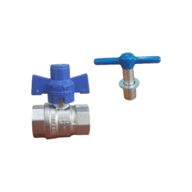 Brass Lockable Ball Valve with Key (KTC)