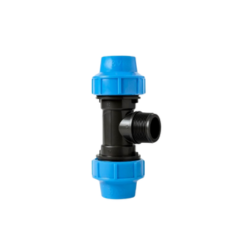 Polyprpylene Compression 90 Degree Male Threaded Tee